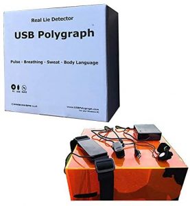 USB Polygraph Detector de mentiras Profesional